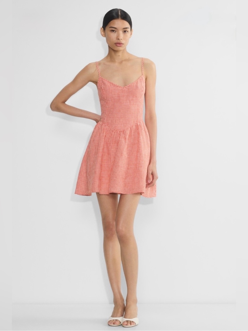 Wilfred Influence Gingham Mini Dress